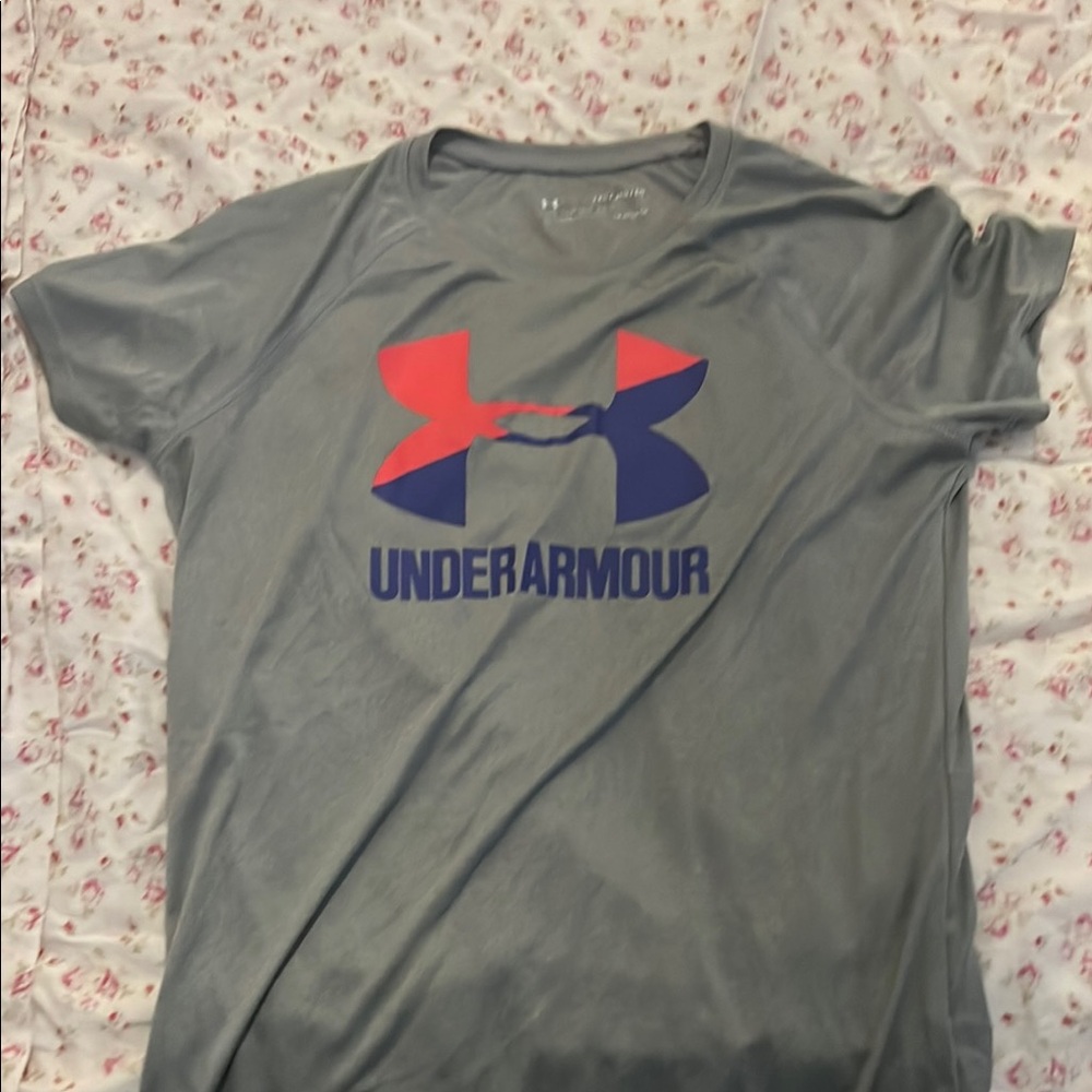 Under Armour Gray T-Shirt with Logo